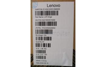 Lenovo 5H50S29052 Scharnier Scharnier H 21CY L+R_bent