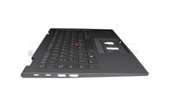 5M11C41071 Original Lenovo Tastatur inkl. Topcase DE (deutsch) grau/grau mit Backlight und Mouse-Stick