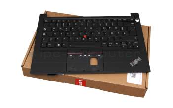 5M11C47624 Original Lenovo Tastatur inkl. Topcase DE (deutsch) schwarz/schwarz mit Backlight und Mouse-Stick