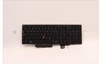 Lenovo 5M11C88845 MECH_ASM KBD FRA/ENG BKLT (TRA) BLK