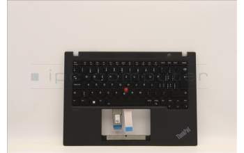 Lenovo 5M11H26039 MECH_ASM KBD C-Cov SWS BKLT Sunrex WW BK