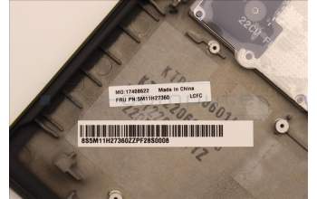 Lenovo 5M11H27360 MECH_ASM KBD Cc FRA BKLT(CHY) UK BK