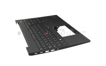 5M11H94875 Original Lenovo Tastatur inkl. Topcase DE (deutsch) schwarz/schwarz mit Backlight und Mouse-Stick