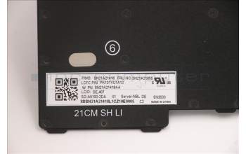 Lenovo 5N21A21856 NB_KYB CS21KBD SKTOP LTN,NBL,BK,GER