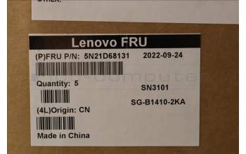 Lenovo 5N21D68131 NB_KYB CS22 FL TOP,BK-NBL,LTN,DEN