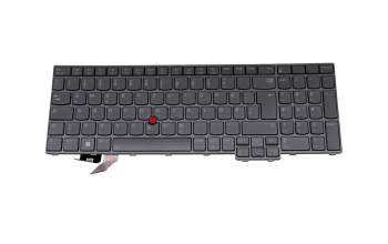 5N21D93887 Original Lenovo Tastatur DE (deutsch) grau mit Backlight und Mouse-Stick