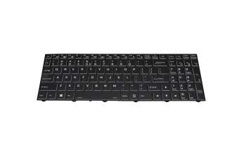 6-32-RN15Z-013 Original Clevo Tastatur US (englisch) schwarz mit Backlight