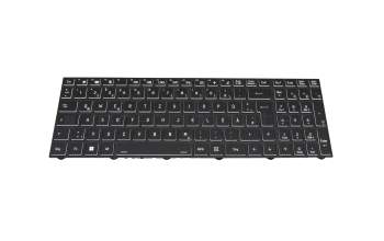 6-79-PD50SNEGK Original Clevo Tastatur DE (deutsch) schwarz mit Backlight