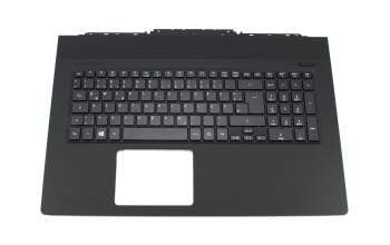 60.MS7N1.008 Original Acer Tastatur inkl. Topcase DE (deutsch) schwarz/schwarz mit Backlight