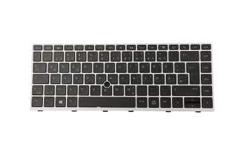 6037B0138504 Original HP Tastatur DE (deutsch) schwarz mit Backlight und Mouse-Stick (SureView)