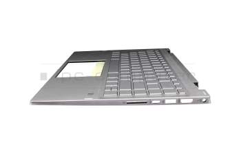 60701B1745003 Original HP Tastatur inkl. Topcase DE (deutsch) silber/silber mit Backlight