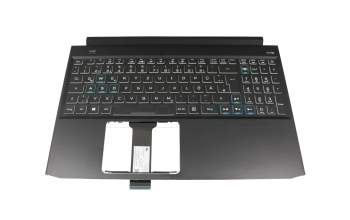 6070B1601101 Original Acer Tastatur inkl. Topcase DE (deutsch) schwarz/schwarz mit Backlight