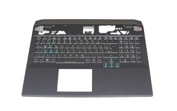 6B.QCPN7.011 Original Acer Tastatur inkl. Topcase DE (deutsch) schwarz/schwarz mit Backlight