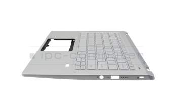 6BAB1N2001 Original Acer Tastatur inkl. Topcase US (englisch) silber/silber mit Backlight