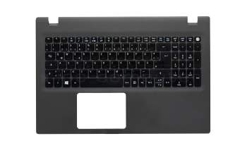 6BG3HN7106 Original Acer Tastatur inkl. Topcase DE (deutsch) schwarz/grau