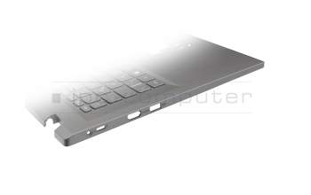 6BKJLN70113 Original Acer Tastatur inkl. Topcase DE (deutsch) grau/grau mit Backlight