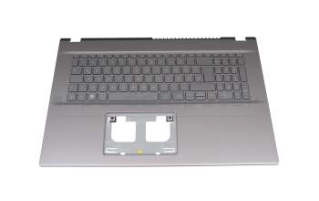 7137900002 Original Acer Tastatur inkl. Topcase DE (deutsch) grau/grau mit Backlight