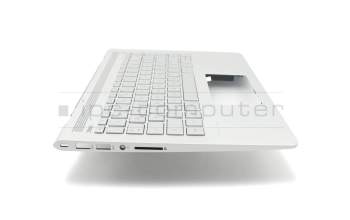 71NFK132060 Original HP Tastatur inkl. Topcase DE (deutsch) silber/silber mit Backlight