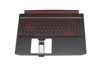 71NHKP2BO015 Original Acer Tastatur inkl. Topcase DE (deutsch) schwarz/schwarz/rot mit Backlight