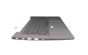 7211310100012 Original Lenovo Tastatur inkl. Topcase DE (deutsch) grau/grau mit Backlight