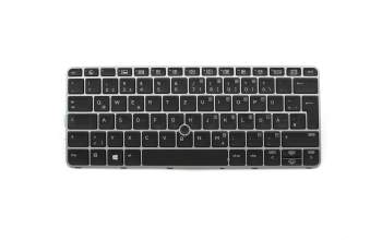 813301-041 Original HP Tastatur DE (deutsch) schwarz mit Backlight und Mouse-Stick