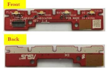 Asus 90NR03B0-R10040 G712LU INDICATOR_BD.