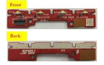 Asus 90NR03E0-R10040 G712LW INDICATOR BD.