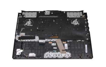 90NR0636-R31GE1 Original Asus Tastatur inkl. Topcase DE (deutsch) schwarz/transparent/schwarz mit Backlight