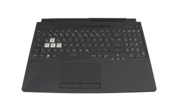 90NR0703-R30GE1 Original Asus Tastatur inkl. Topcase DE (deutsch) schwarz/schwarz mit Backlight