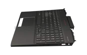 910300206950 Original Primax Tastatur inkl. Topcase DE (deutsch) schwarz/schwarz mit Backlight