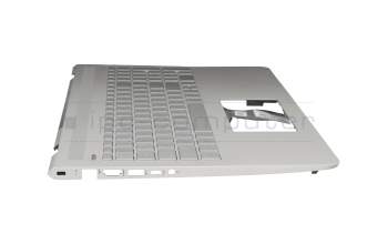 920019-041 Original HP Tastatur inkl. Topcase DE (deutsch) silber/silber mit Backlight