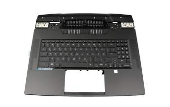 957-17Q11E-C08 Original MSI Tastatur inkl. Topcase DE (deutsch) schwarz/schwarz mit Backlight