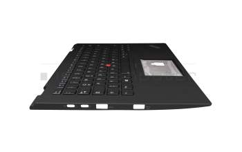 9Z.NDDBW.00G Original Lenovo Tastatur inkl. Topcase DE (deutsch) schwarz/schwarz mit Backlight und Mouse-Stick