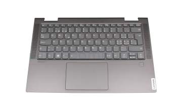 9Z.NDUBN.F00 Original Lenovo Tastatur inkl. Topcase CH (schweiz) grau/grau mit Backlight