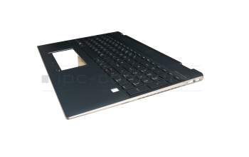 9Z.NEZBQ.J0G Original HP Tastatur inkl. Topcase DE (deutsch) schwarz/blau mit Backlight