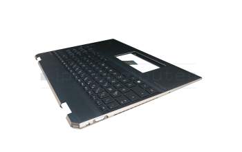 9Z.NEZBQ.J0G Original HP Tastatur inkl. Topcase DE (deutsch) schwarz/blau mit Backlight