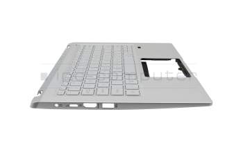 ACM16P7/3U4 Original Acer Tastatur inkl. Topcase US (englisch) silber/silber mit Backlight