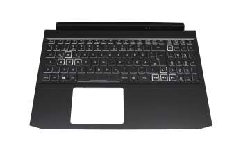 ACM20M1/6D0 Original Acer Tastatur inkl. Topcase DE (deutsch) schwarz/weiß/schwarz mit Backlight