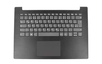 AM299000100 Original Lenovo Tastatur inkl. Topcase DE (deutsch) grau/schwarz geriffelt