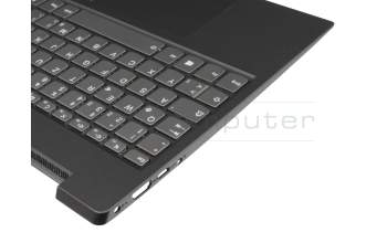 AM2GC000410 Original Lenovo Tastatur inkl. Topcase DE (deutsch) dunkelgrau/schwarz mit Backlight