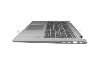 AP173000910 Original Lenovo Tastatur inkl. Topcase CH (schweiz) grau/silber mit Backlight