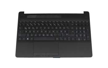 AP2H8000E00 Original HP Tastatur inkl. Topcase DE (deutsch) schwarz/schwarz (PTP)