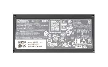 Acer Aspire 3 (A315-22G) Original Netzteil 65,0 Watt slime Bauform