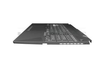 Asus TUF A15 FA506IV Original Tastatur inkl. Topcase DE (deutsch) schwarz/transparent/schwarz mit Backlight