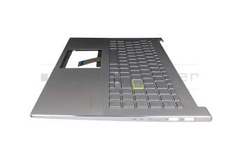 Asus VivoBook 15 X521FL Original Tastatur inkl. Topcase DE (deutsch) silber/silber mit Backlight