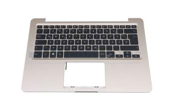 Asus VivoBook S14 S410UN Original Tastatur inkl. Topcase DE (deutsch) schwarz/champagner mit Backlight