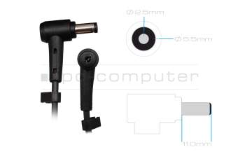 Asus VivoMini VC62B Original Netzteil 65,0 Watt abgerundete Bauform