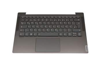 B190220A Original Lenovo Tastatur inkl. Topcase DE (deutsch) grau/grau mit Backlight