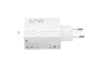 BHR6035EU Original Xiaomi USB-C Netzteil 67,0 Watt EU Wallplug weiß (Charging Combo Type-A)