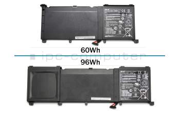 C41PmC5 Original Asus Akku 60Wh